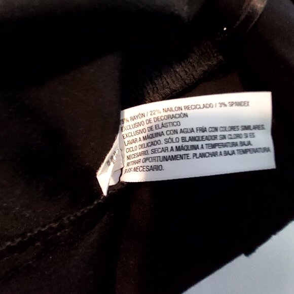 Wild Fable Womens Black Cropped Tank Top With Lace Trim & Adjustable Straps M - Picture 6 of 7